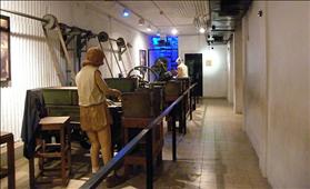 שחזור של ייצור תחמושת במוזיאון שבמכון איילון. צילום: צילום Goldy L, wikipedia