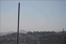 קו עירוב בטייל ארמון הנציב בירושלים. צילום: Deror Avi, Wikipedia